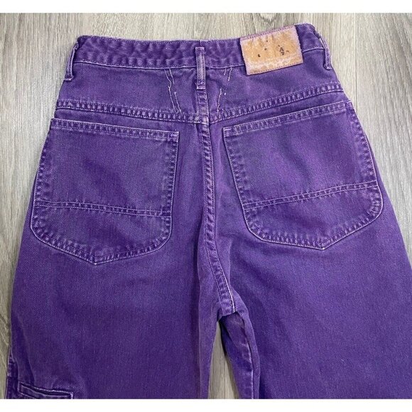 High Rise Purple Women's Jeans - Picture 6 of 10